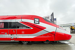 Frecciarossa 1000 von Hitachi auf der InnoTrans 2024 in Berlin.   © 24.09.2024 André Werske