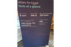 Velaro Egypt auf der InnoTrans 2024 in Berlin: Schautafel.   © 24.09.2024 Andre Werske