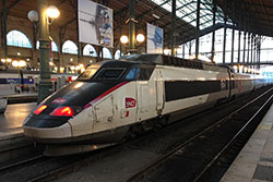TGV PSE im Gare du Nord, Paris.
