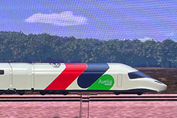 Alstom Avelia Horizon Plattform: Videofilm auf der InnoTrans 2024 in Berlin.   © 24.09.2024 Andre Werske