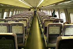 Shinkansen Serie 500 Innenraum