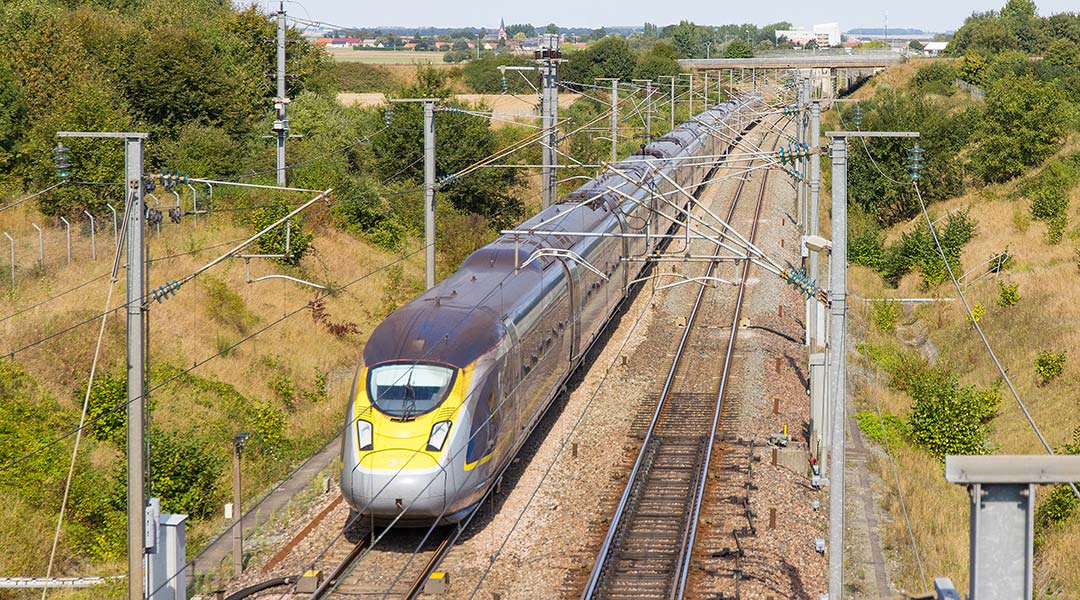 Eurostar e320 in der Haute Picardie