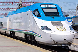 Talgo 250 Afrosiyob in Bukhara © 15.08.2019 Koshekans